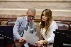 Senadores misioneros Carlos Arce y Sonia Rojas Decut