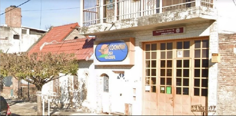 La cochería en la cual se registró este nuevo homicidio en Rosario Foto: Gentileza diario El Litoral