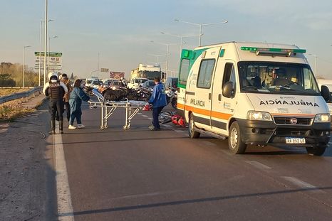 Así trasladaban a la persona herida Foto: imagen ilustrativa