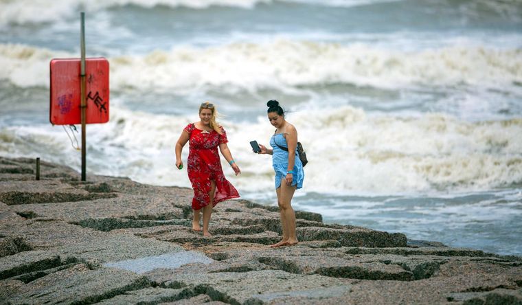 La costa de Texas aguarda a Beryl. Foto: Efe.