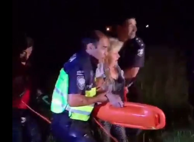 La mujer de 75 años se encuentra fuera de peligro. Foto: Captura de pantalla