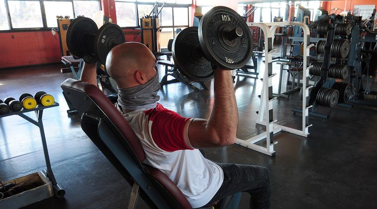 Los gimnasios, otra vez en la mira de las restricciones ante el aumento de casos Foto: ALF PONCE / MDZ
