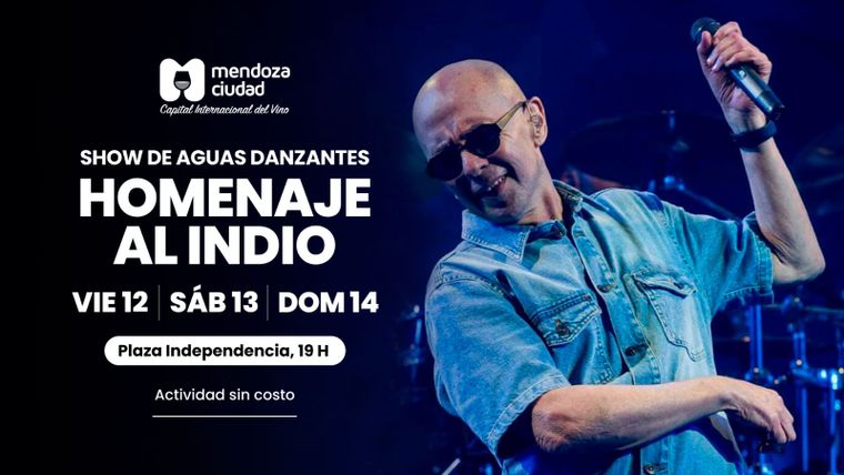 Homenaje al Indio Solari en Mendoza. Homenaje al Indio Solari en Mendoza.