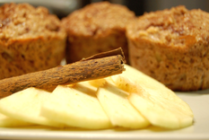 Admira estos muffins super deliciosos de manzana y canela ¡la perdición!