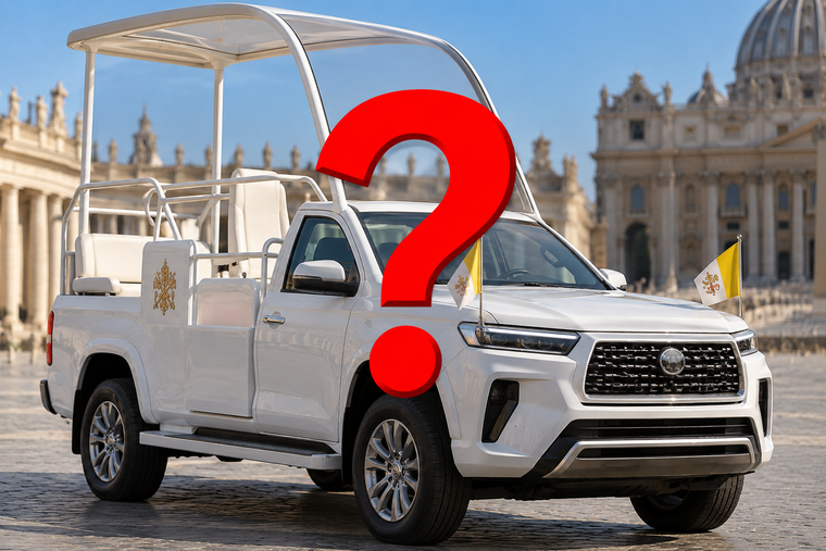 El papamóvil de León XIV tendrá como base una Toyota Hilux fabricada en la planta de Zárate.