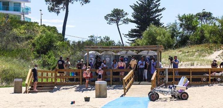 Una imagen de la playa accesible. Foto: Gentileza