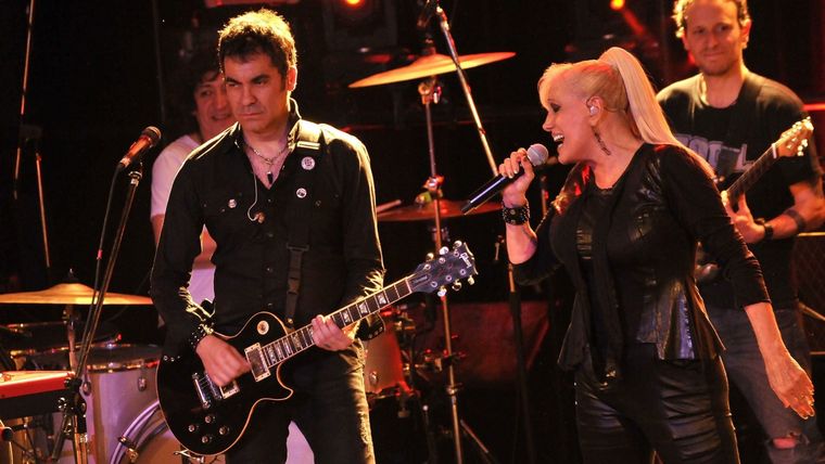 Valeria Lynch y Mariano Martínez