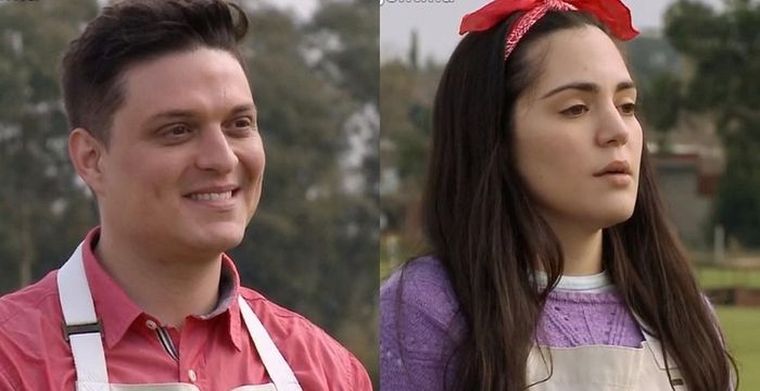 Damián y Samanta, de Bake off