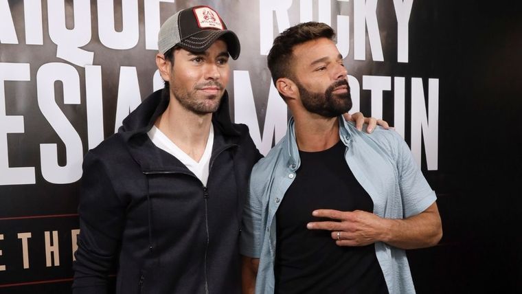 Enrique Iglesias, Ricky Martin Fuente: EFE