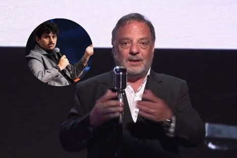 El periodista cruzó fuertemente al humorista. Fotos: captura de video/ A24/ Instagram: @luquitarodrigue. El periodista cruzó fuertemente al humorista. Fotos: captura de video/ A24/ Instagram: @luquitarodrigue.