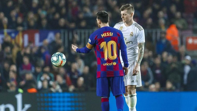 Toni Kroos habló de la salida de Messi del Barcelona. Foto: EFE