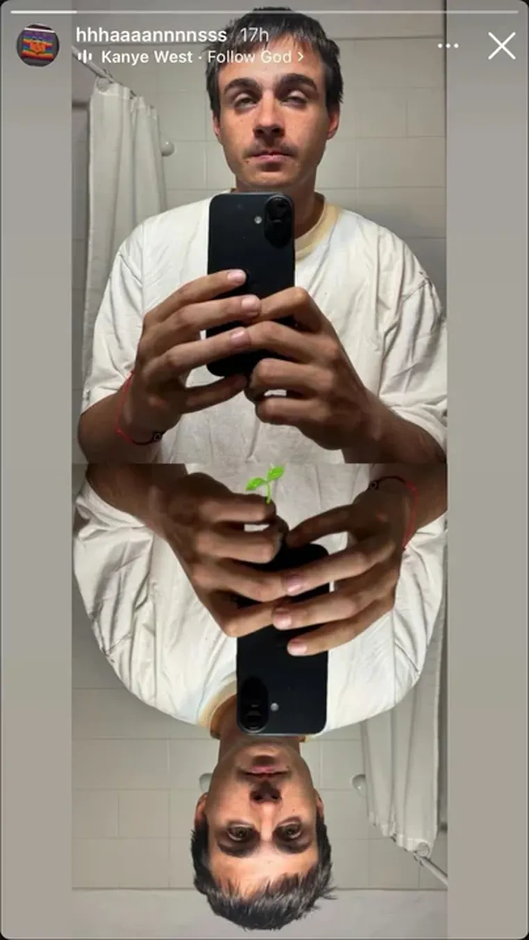 El llamativo posteo del hijo de Christian Petersen. El llamativo posteo del hijo de Christian Petersen.