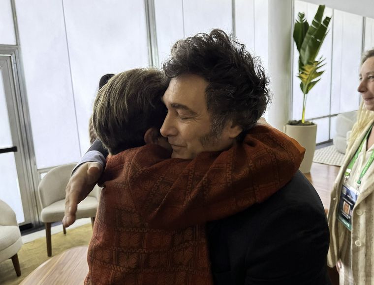 Javier Milei y Kristalina Georgieva Foto: Noticias Argentinas