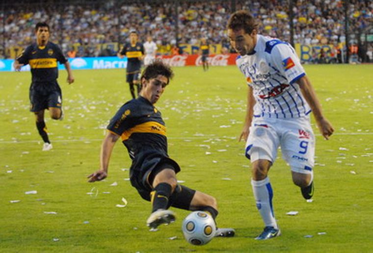 El Expreso se paró de igual a igual en la Bombonera. Foto: Nacho Gaffuri / MDZ