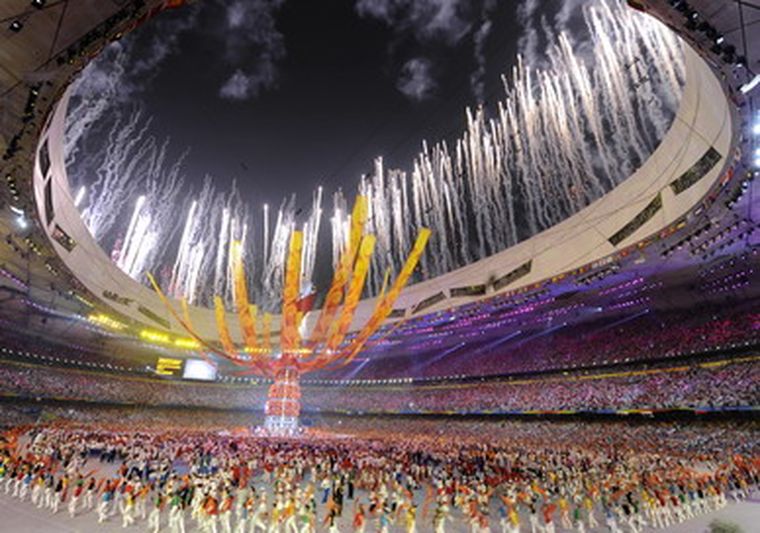 Los chinos deslumbraron en la inauguración y cierre de los Juegos. Foto: NA