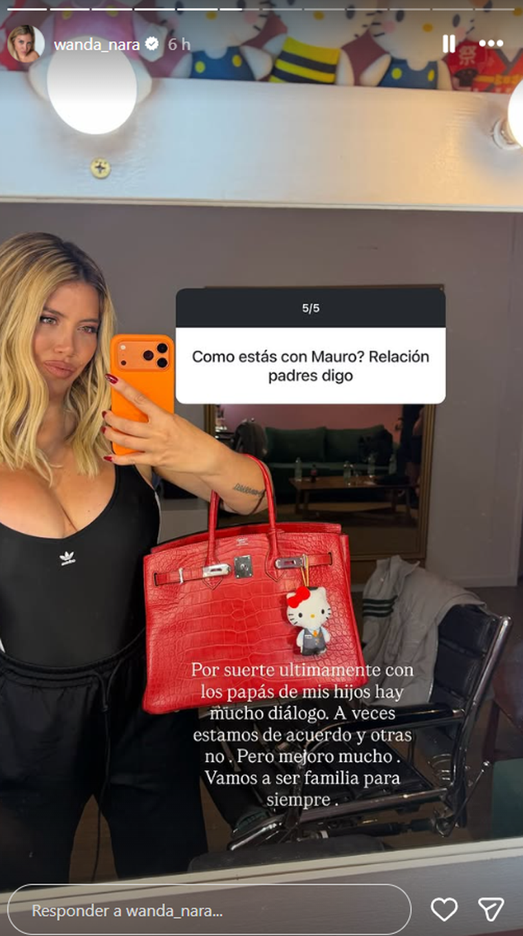 Wanda Nara sobre la relación con Mauro Icardi. Wanda Nara sobre la relación con Mauro Icardi.