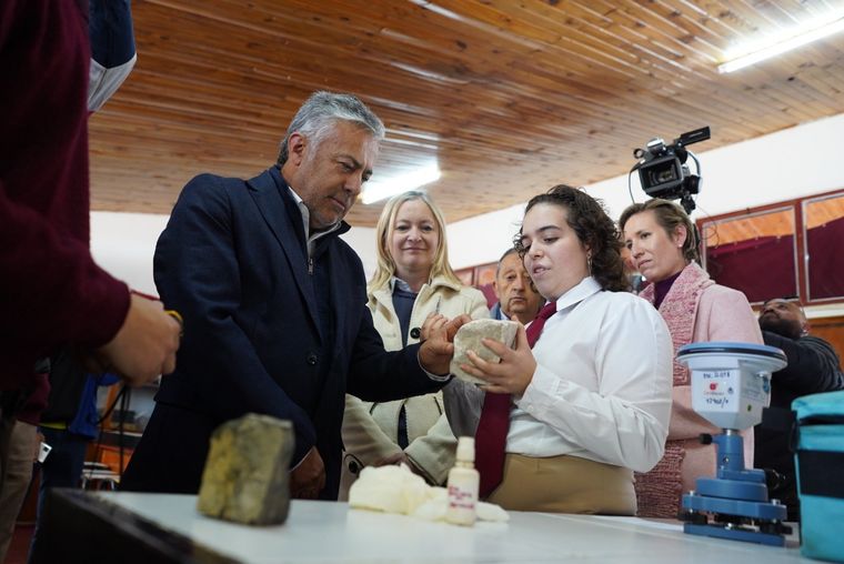Cornejo visitó Malargüe para lanzar el plan de exploración minera en ese departamento. Foto: Gobierno de Mendoza