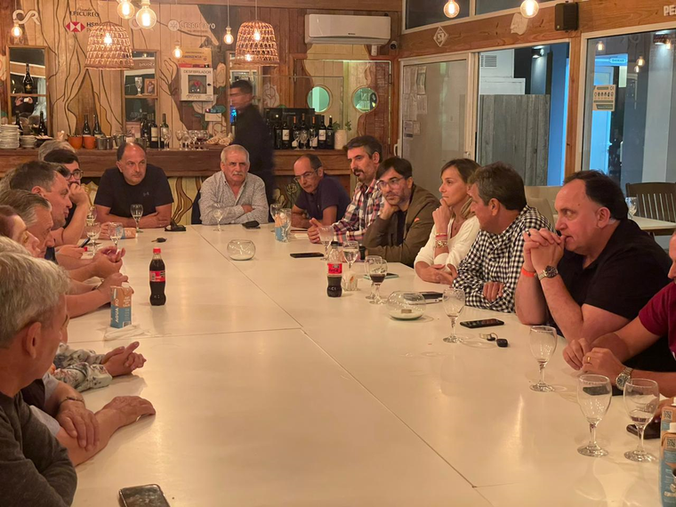 Sergio Massa reunido con algunos de los intendentes del Frente Renovador