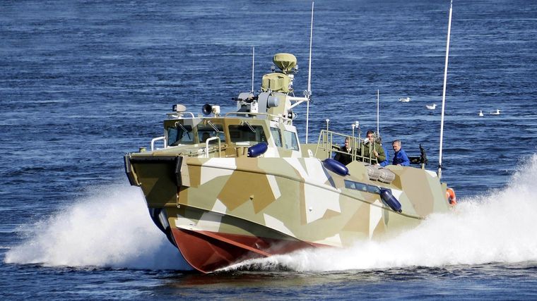 Barcos patrulla tipo Raptor: dos de Rusia fueron hundidos. Foto: Pinterest.