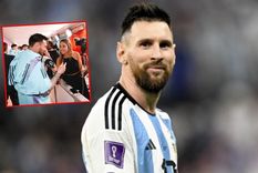 Emociones Messi se emocionó ante las palabras de una periodista.