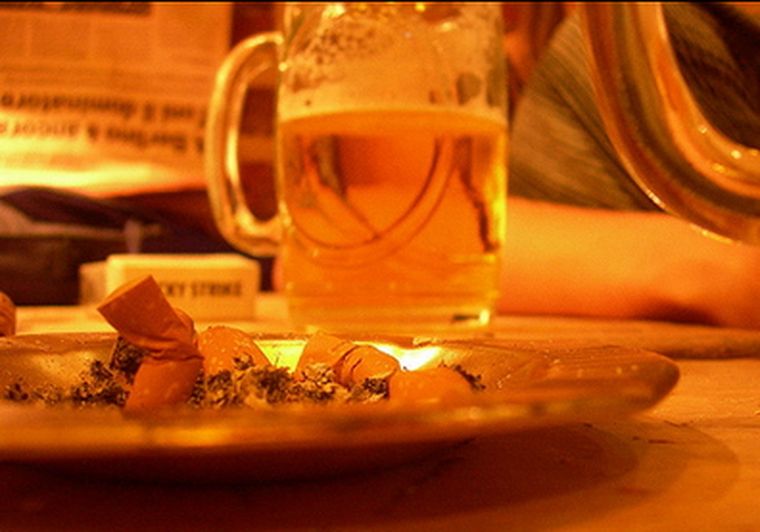 Preparan un comercial de cerveza. Foto: Gentileza Emi Barón