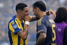 Di María y Paredes se cruzaron por última vez en el 1-1 de Rosario Central y Boca en el Gigante de Arroyito. Di María y Paredes se cruzaron por última vez en el 1-1 de Rosario Central y Boca en el Gigante de Arroyito.