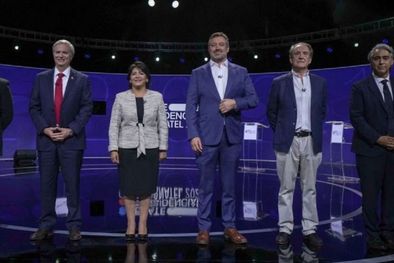 MDZol | Seis de los siete candidatos que se disputan la presidencia de Chile: Gabriel Boric, José Antonio Kast, Yasna Provoste, Sebastián Sichel, Eduardo Artés y Marco Enríquez-Ominami. Foto: GETTY IMAGES