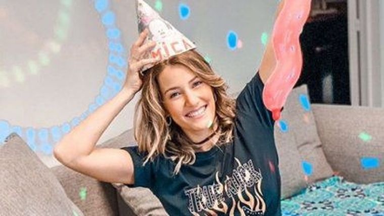 Mica hace un par de días celebró su cumpleaños.