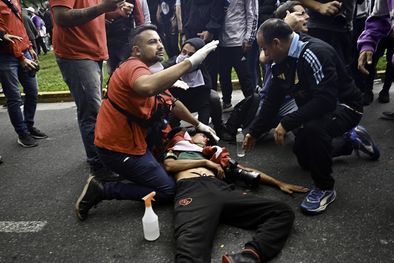 MDZol | El momento en el que Pablo Grillo fue herido Foto: Noticias Argentinas