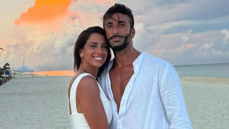 Cinthia junto a Roberto, su gran amor.&nbsp;