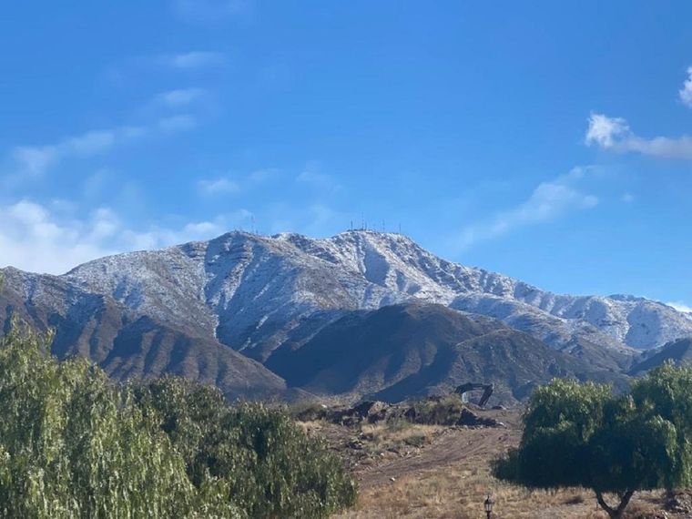 Parte de la precordillera mendocina, bajo un cielo soleado Foto: MDZ Online