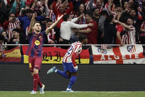 Atlético de Madrid avanzó a semis pese al triunfo del Barcelona. Atlético de Madrid avanzó a semis pese al triunfo del Barcelona.