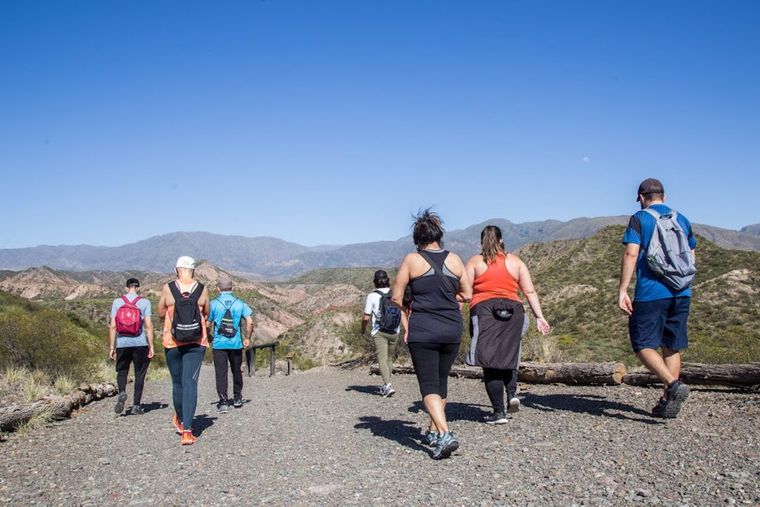 Un momento de turismo, deporte y aire puro. Foto: Municipalidad de la Ciudad de Mendoza