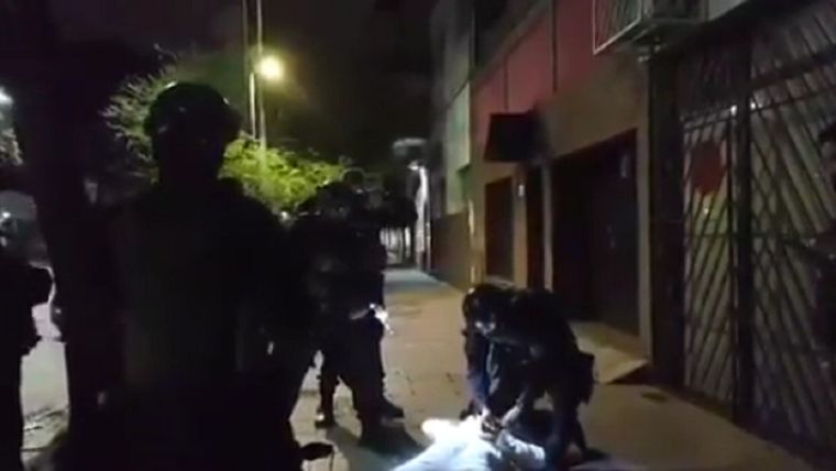 El operativo se llevó a cabo en el barrio porteño de Colegiales.
