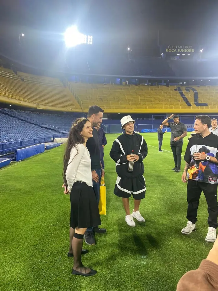 Rosalía brilló en la Bombonera. Rosalía brilló en la Bombonera.