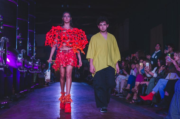 Laureano De Labriego, uno de los ganadores del Semillero MFW 2022. Foto: Mendoza Plaza Shopping