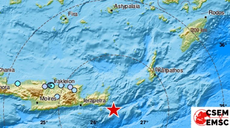 La isla tuvo un sismo fuerte hace dos semanas. Foto: Market Research Telecast.