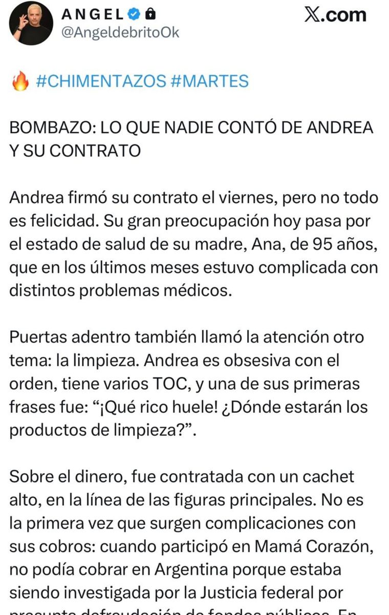 Ángel de Brito dio a conocer detalles del ingreso de del Boca a Gran Hermano. Ángel de Brito dio a conocer detalles del ingreso de del Boca a Gran Hermano.