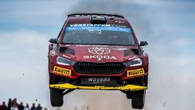 El papá de Max Verstappen, Jos, corre en el Campeonato Europeo de Rally El papá de Max Verstappen, Jos, corre en el Campeonato Europeo de Rally