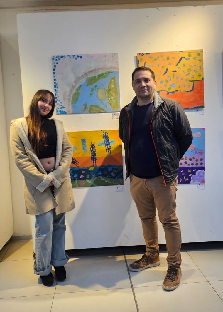 Micaela y Fernando Framarini.