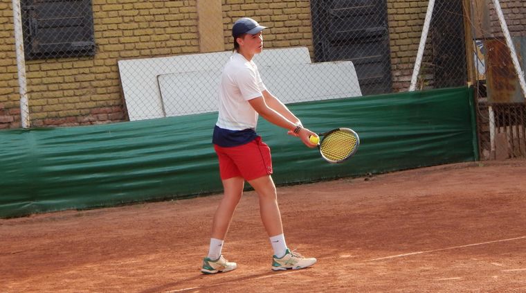 El puntano Agustín Leiva sacó del torneo a Capdevilla. Foto: Juan Borsani/MDZ