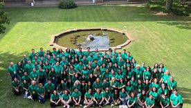 Parte de los 800 voluntarios de Argentina y Uruguay durante la CAL Parte de los 800 voluntarios de Argentina y Uruguay durante la CAL