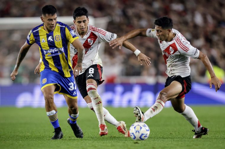 River empató con Rosario Central en el Monumental. Foto: Fotobaires