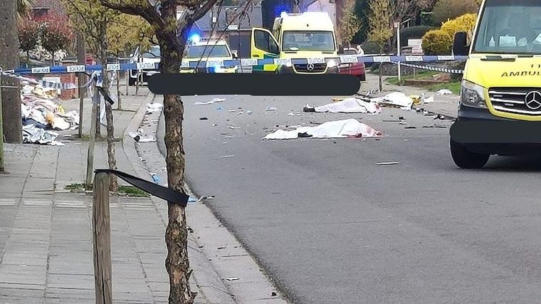 Las imágenes del terrible hecho en Bélgica