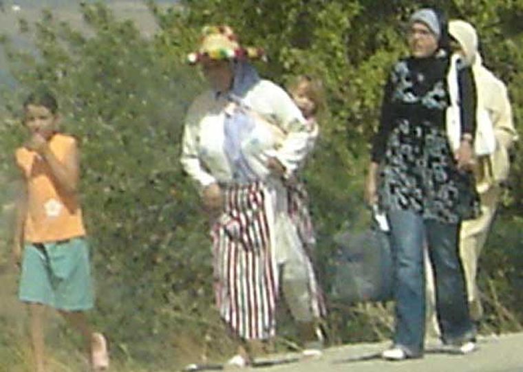 La posible imagen de la pequeña desaparecida. Imagen de TV Foto: elmundo.es