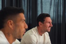 Lione Messi se sumó al proyecto de Luis Suárez, Deportivo LSM Foto: Captura de video