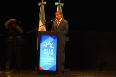 Suarez en el discurso de apertura del Consejo Económico, Ambiental y Social. Foto: ALF PONCE MERCADO / MDZ