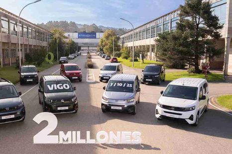 Stellantis anuncia que la fábrica de Vigo en España acaba de superar la producción de 2 millones de unidades