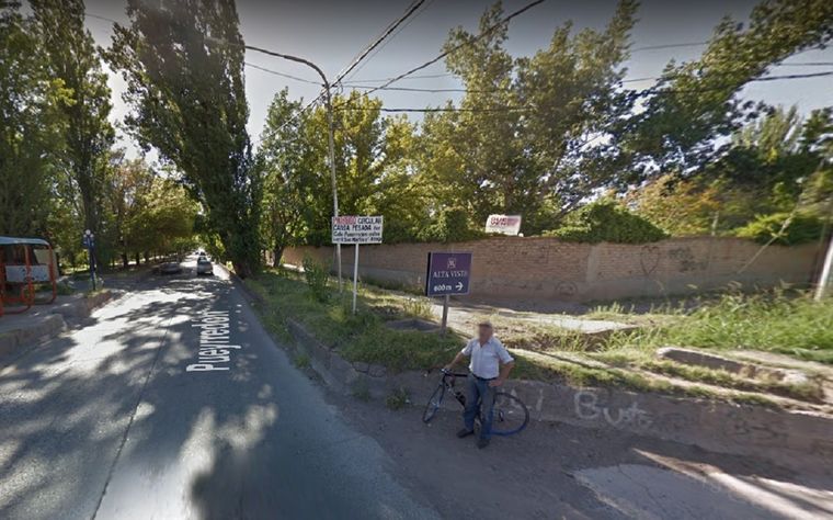 La zona en donde se produjo el robo Foto: Google Maps