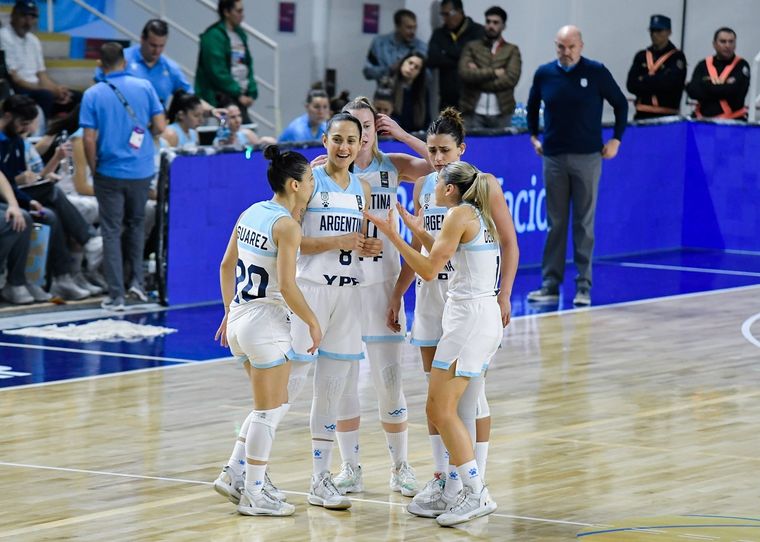 Boquete, otra vez clave en la victoria de Argentina. Foto: CABB